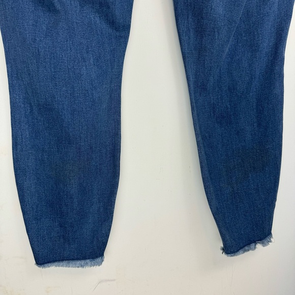 Judy Blue Skinny Jeans Sz 22W Distressed Raw Hem Stretch - Picture 12 of 13